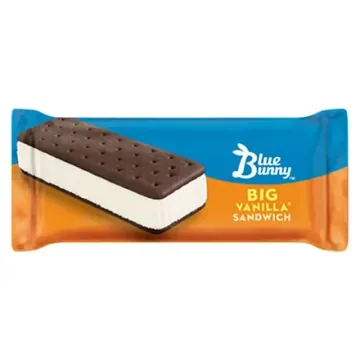 Blue Bunny Big Vanilla ice cream sandwich