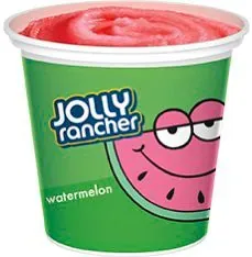 Blue Bunny Jolly Rancher watermelon ice cup
