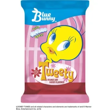 Blue Bunny Tweety bird orange and cherry flavoured bar