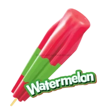 Watermelon Bomb Pop in red and green