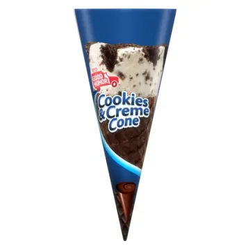 Good Humor Cookies and Creme waffle cone