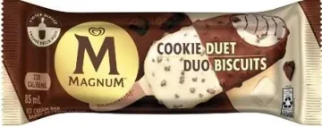 Magnum Cookie Duet ice cream bar