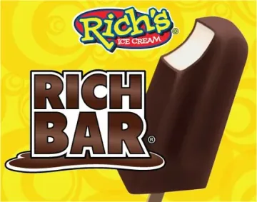 Rich's Rich Bar, vanilla dipped in chocolate