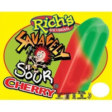 Rich's Savagely Sour cherry pop