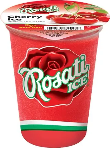 Rosati cherry Italian ice cup