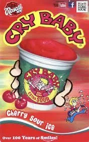 Rosati Cry Baby cherry sour ice cup