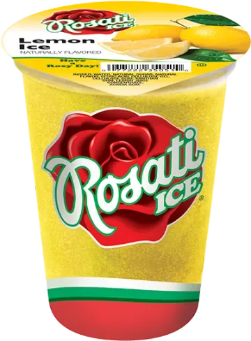 Rosati lemon Italian ice cup
