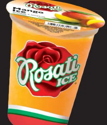 Rosati mango Italian ice cup